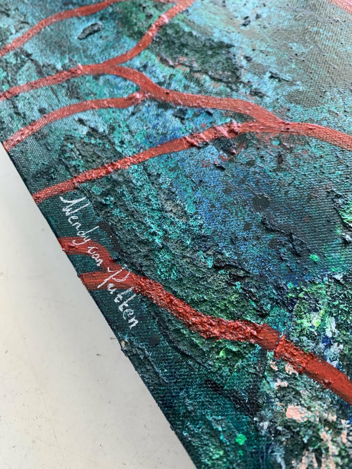 Red coral — detail