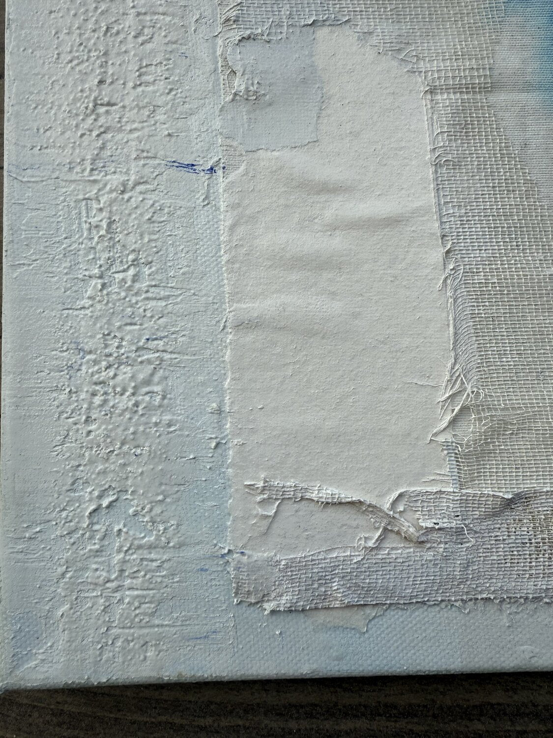 Blue in the distance — detail