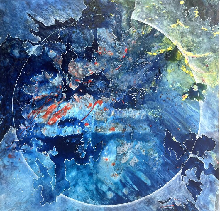 Between the surface