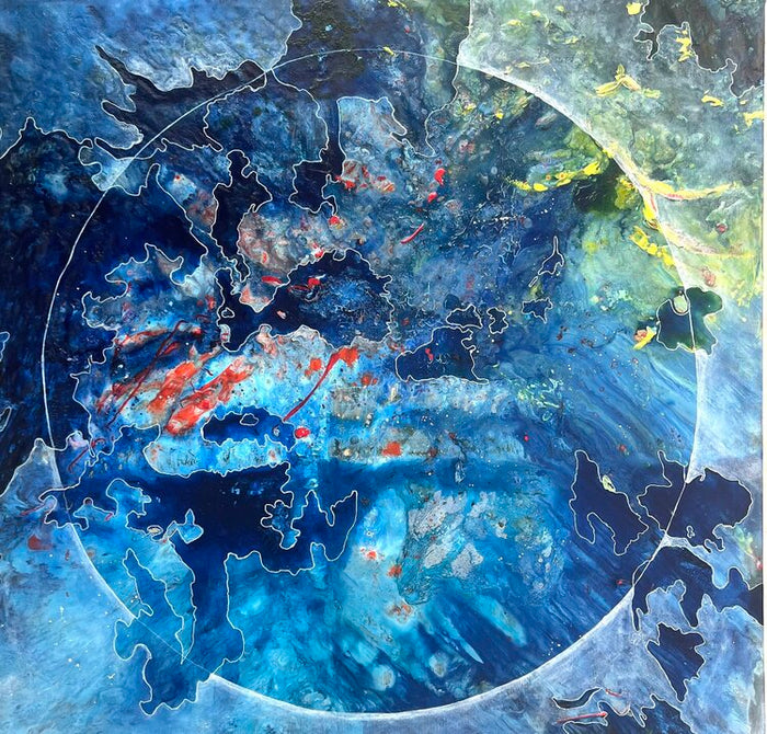Between the surface