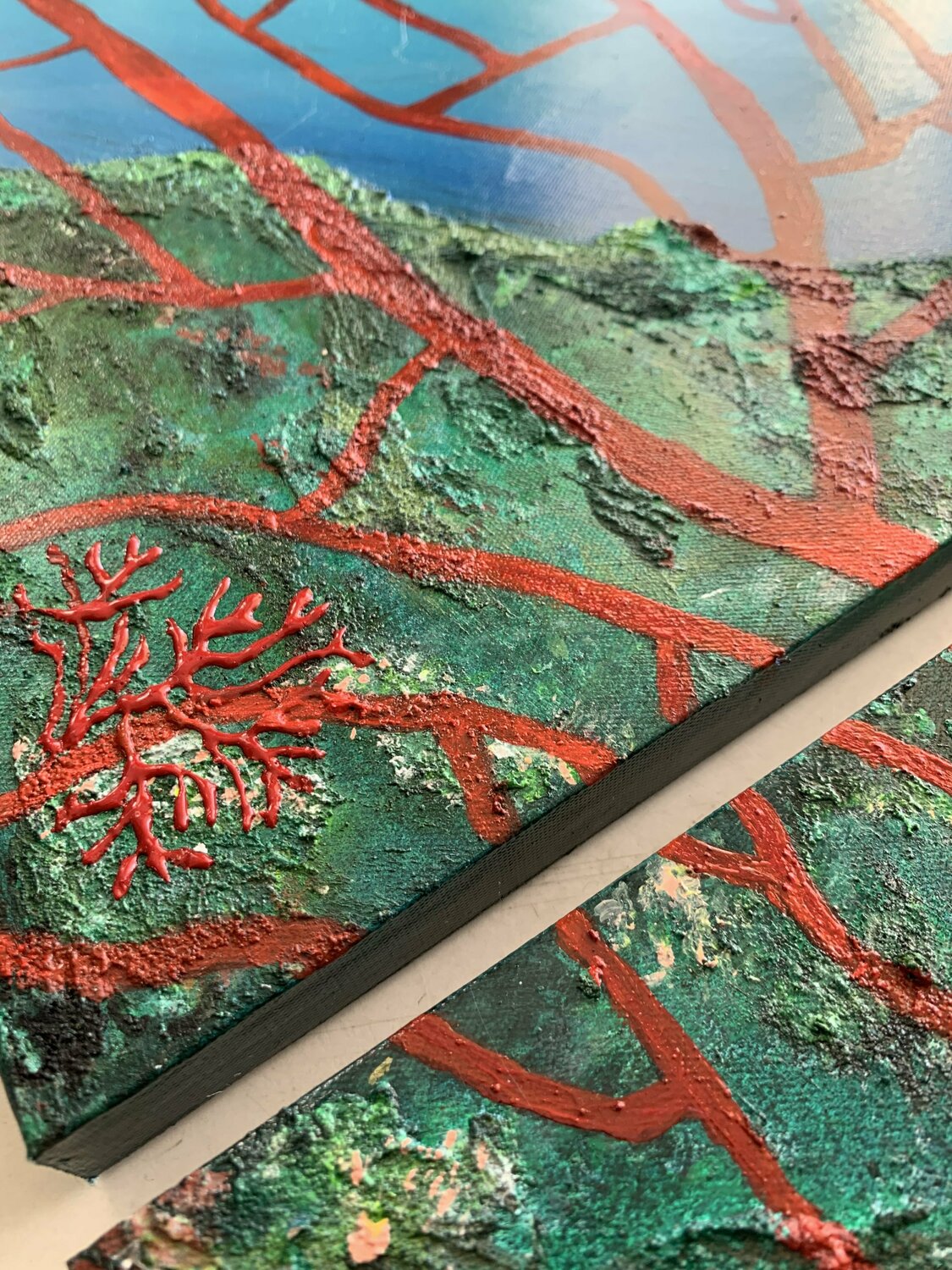 Red coral — detail