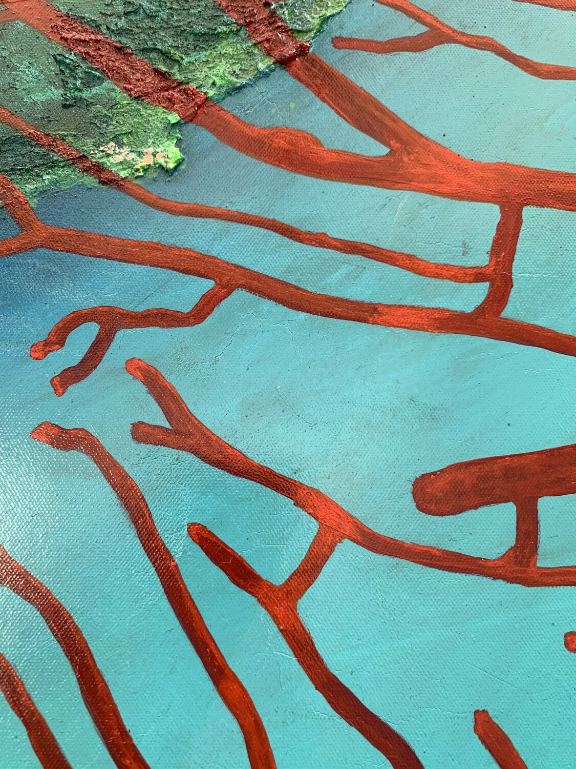 Red coral — detail