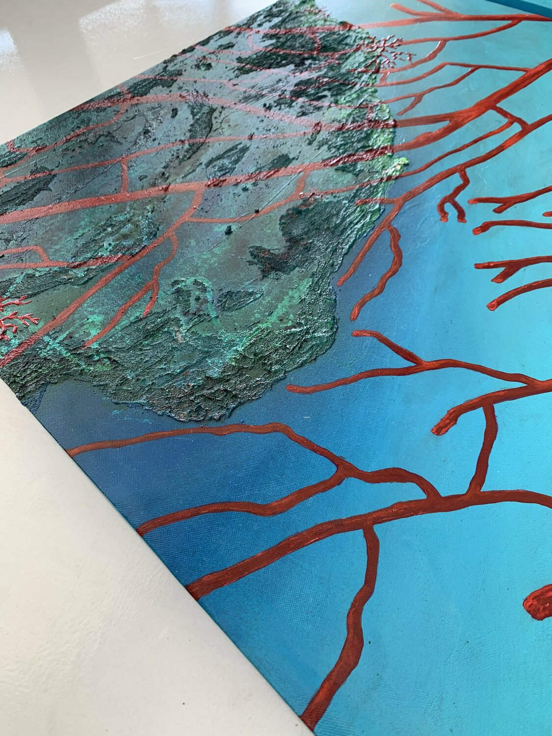 Red coral — detail