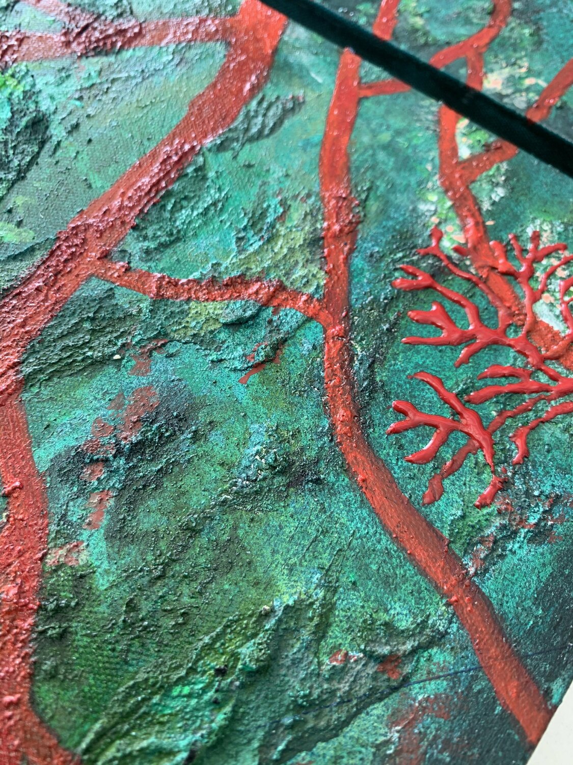 Red coral — detail