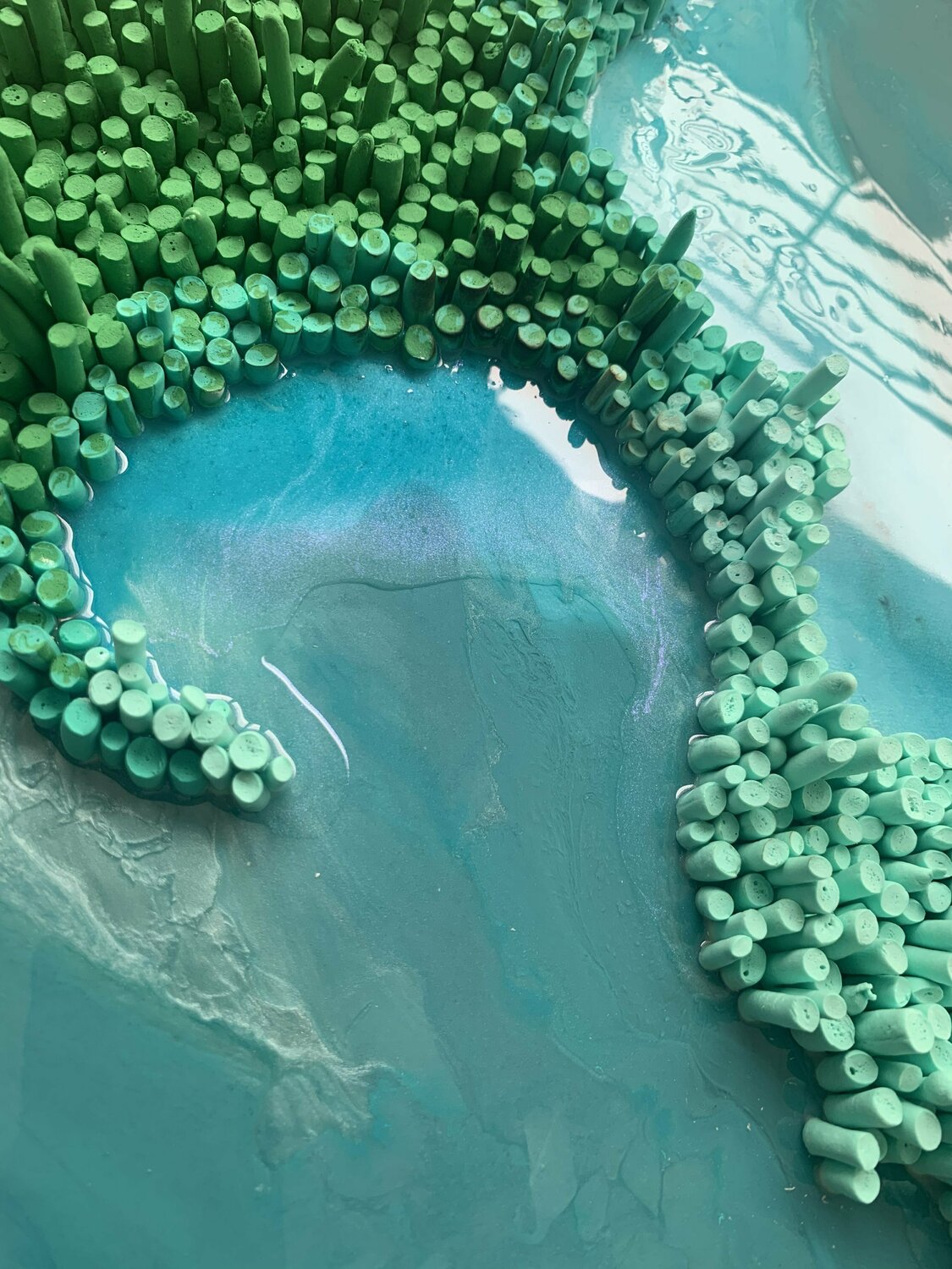 From up high — detail