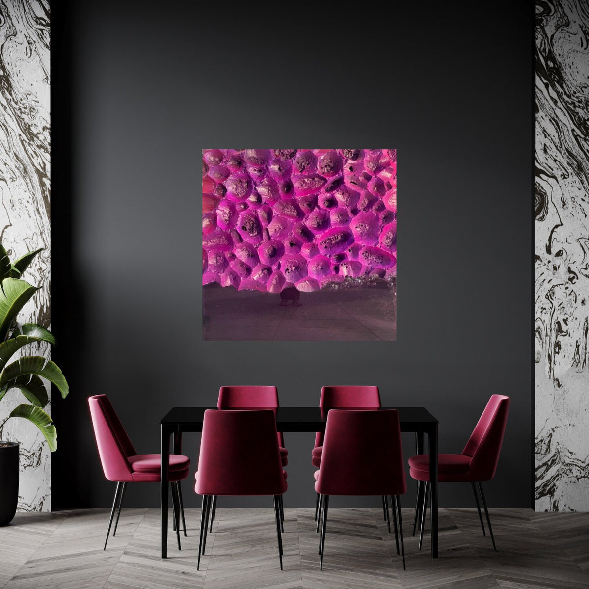 Royal pink — detail