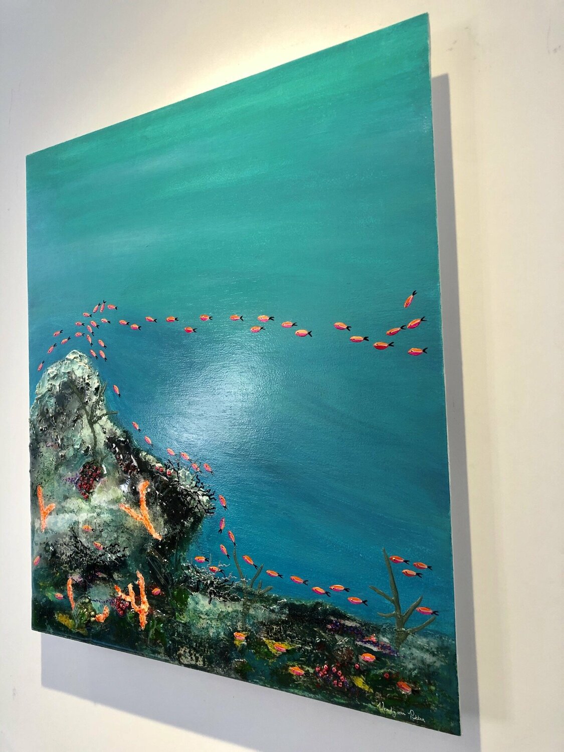 Coloured migration — detail