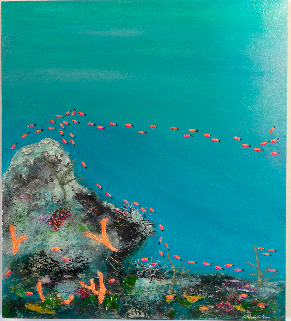 Coloured migration — detail