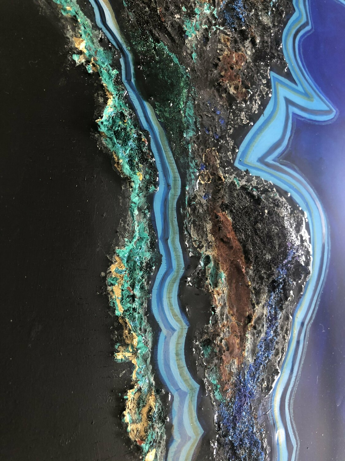 Blue treasure — detail