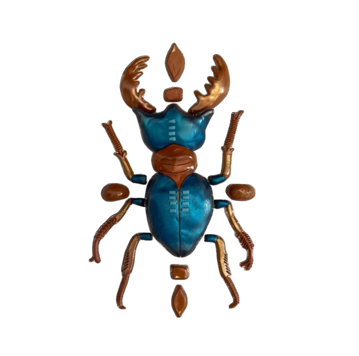 Teal scarabee